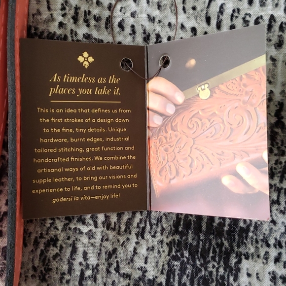 * SOLD * Patricia Nash tuscan tooled cassini - Picture 5 of 6